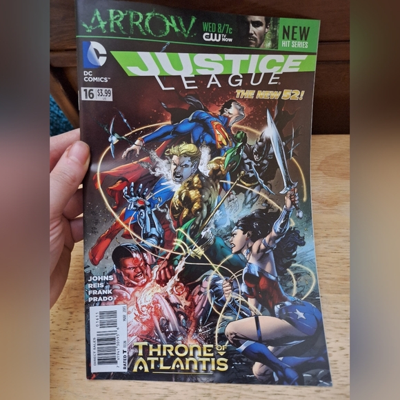 4/20$ Justice League Throne Of Atlantis: Chapter Three friends and enemies - Picture 1 of 5